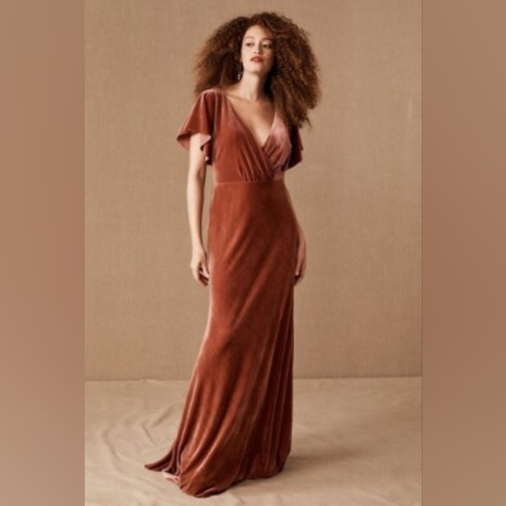 Chic Rust Maxi Dress